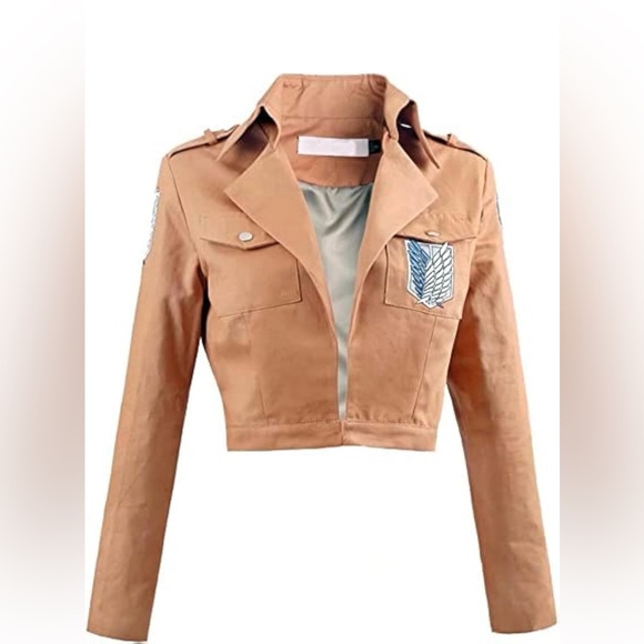Other - Long Sleeve Khaki Anime Cosplay Costume Jacket